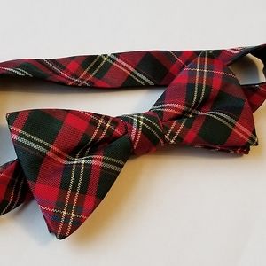 ❗Stafford Red Plaid Bow Tie❗